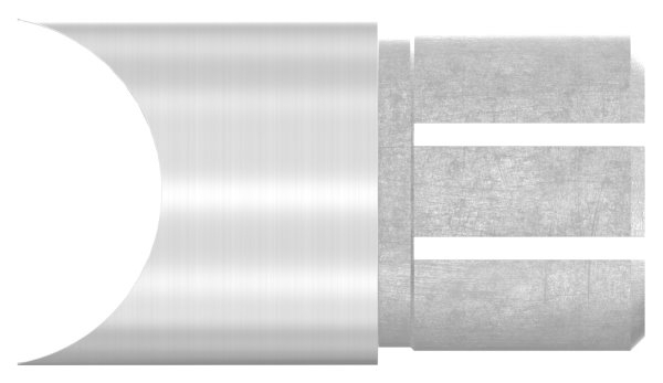 Pièce de raccordement 90° pour tube rond Ø 48.3x2.0 mm V2A