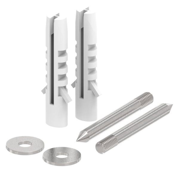 Hausnummer 6 - klein - Masse- 110 mm x 150 mm - V2A-11-8056.4