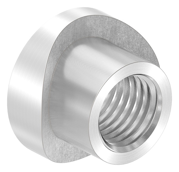 Manchon à souder pour charnière de porte M16 / 42,4mm