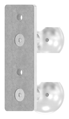 Support mural pour tube rond Ø 42,4 mm V2A