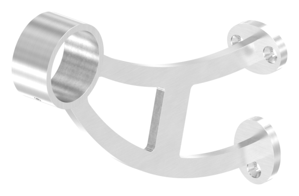 Support de repose-pieds / main courante, pour tube 42,4mm, V2A