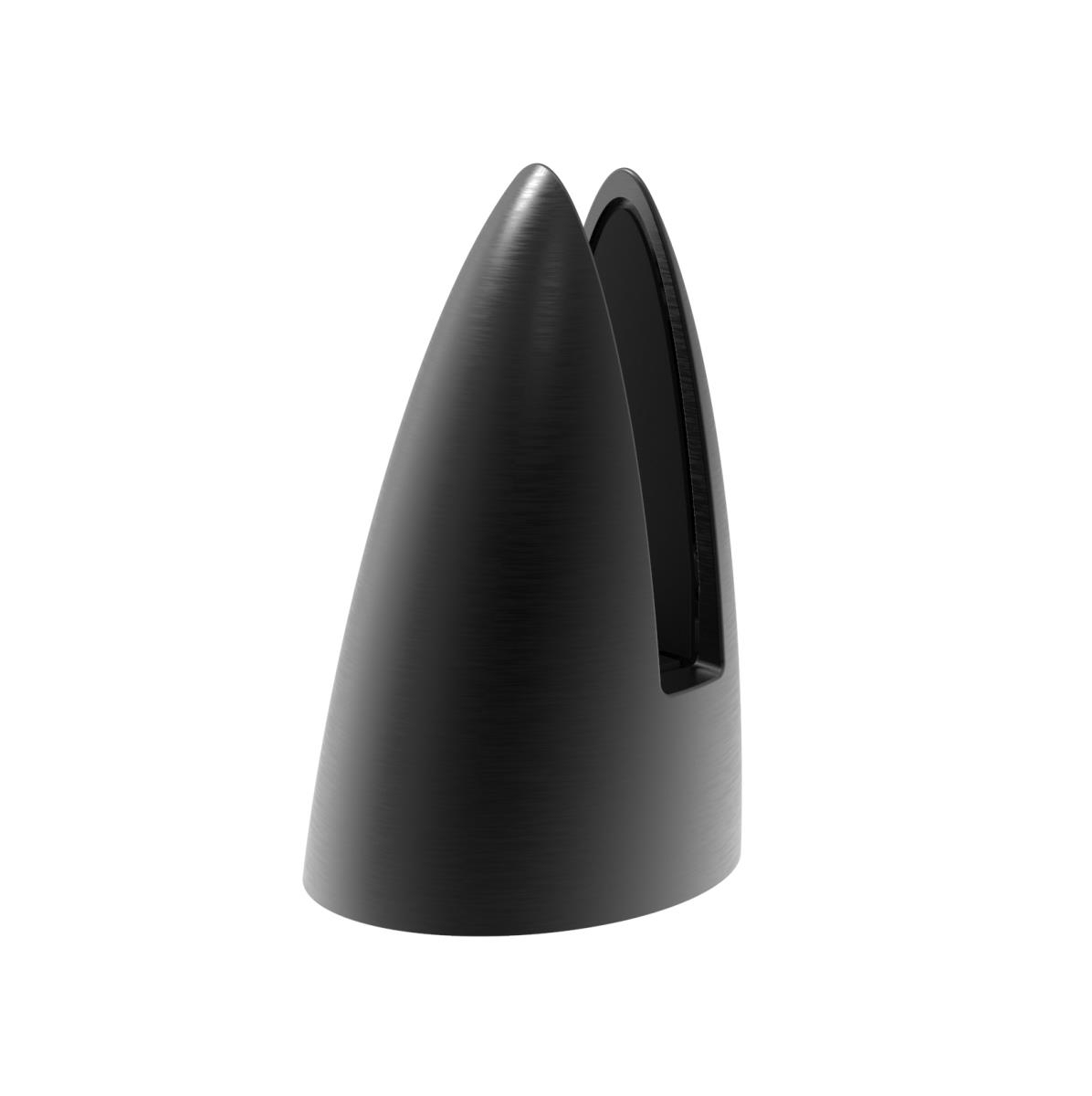 Verstellbarer Zapfen Ankerpfosten fuer Glas - Edelstahl Schwarz RAL 9005-89-11ABL6501000-A.4