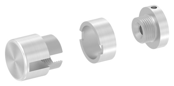 Support de base Brenk pour barre plate 20 x 6mm, V2A