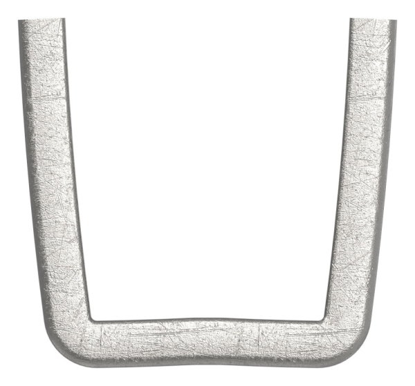 Bund - 100 Stueck - Material- 16x4 mm - Innenmass- 20x26 mm - Stahl -Roh- S235JR-30-6704-100.8