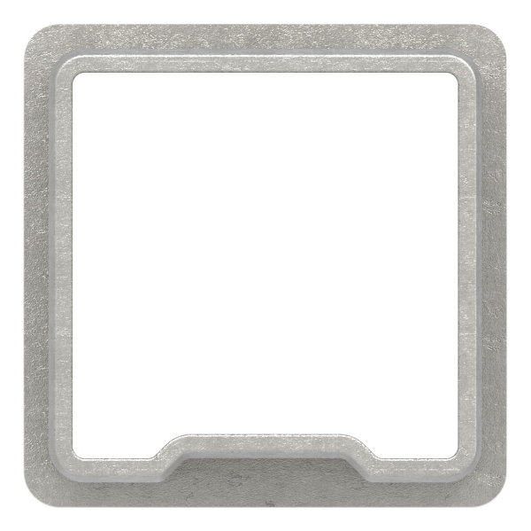 Vierkantrohr-Steckverbinder V4A 40x40x2-0 mm gerade-88.1110104040