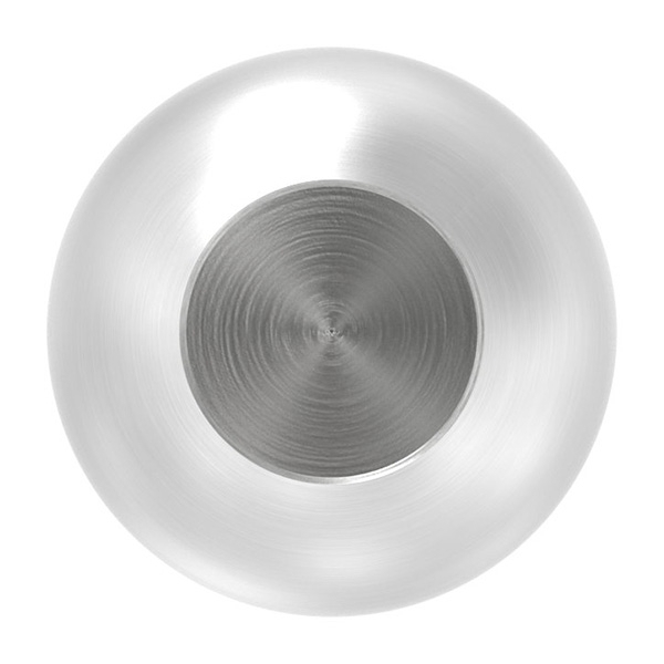 Boule - Ø 20 mm - avec trou borgne : 10,2 mm - matériau solide V2A