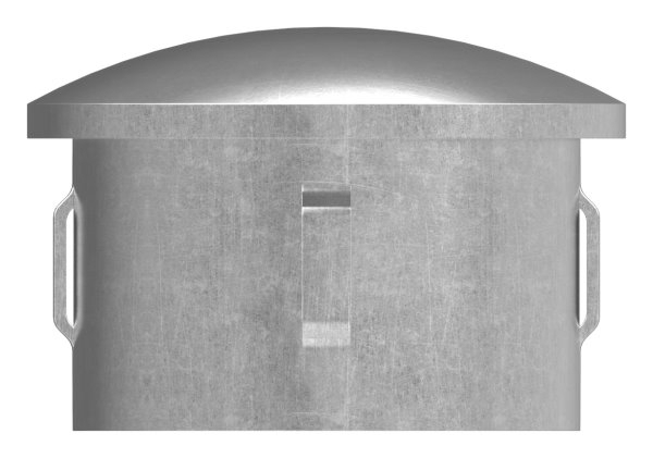 Stahlstopfen - leicht gewoelbt - fuer Ø 48-3x2-5-2-9 mm - Stah S235JR- roh-30-2905.8