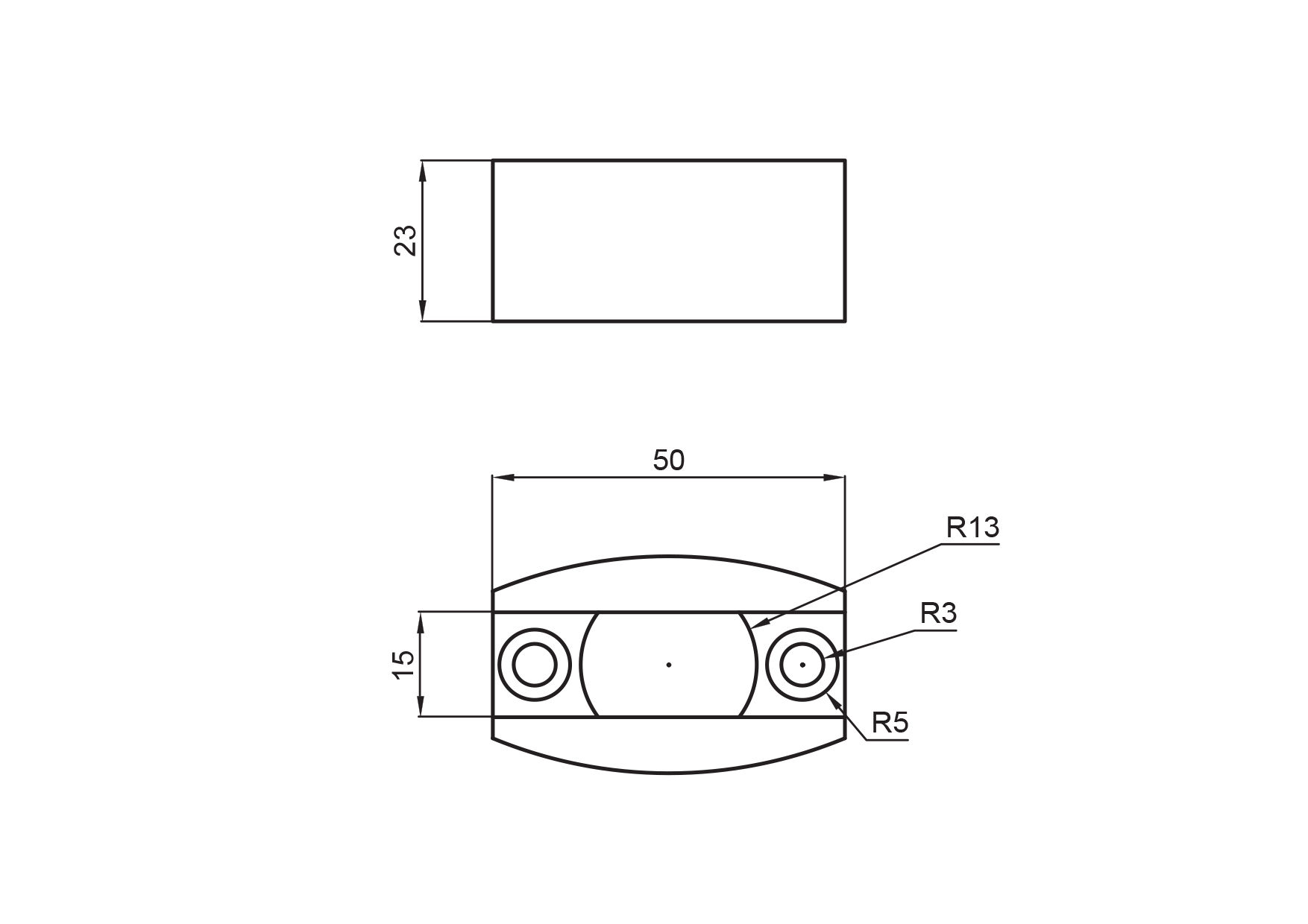 Bodenfuehrung fuer Glasschiebetuer- Edelstahl AISI 304- Glasstaerke 8-12 mm-89-11GSP9100A11S-A.4