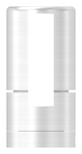 BRENK-fix® Grundhalter fuer Flachstaebe 40 x 10mm- ALU-88-11BR-F4010M8.ALU