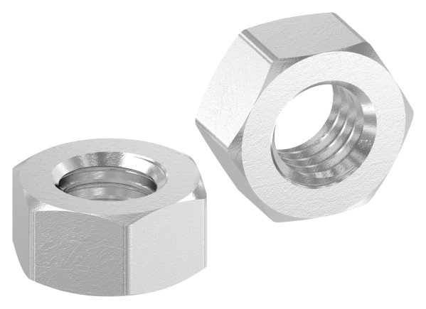 Ecrou hexagonal | Filet à droite | Filet M5 | DIN 934, A2 | V2A