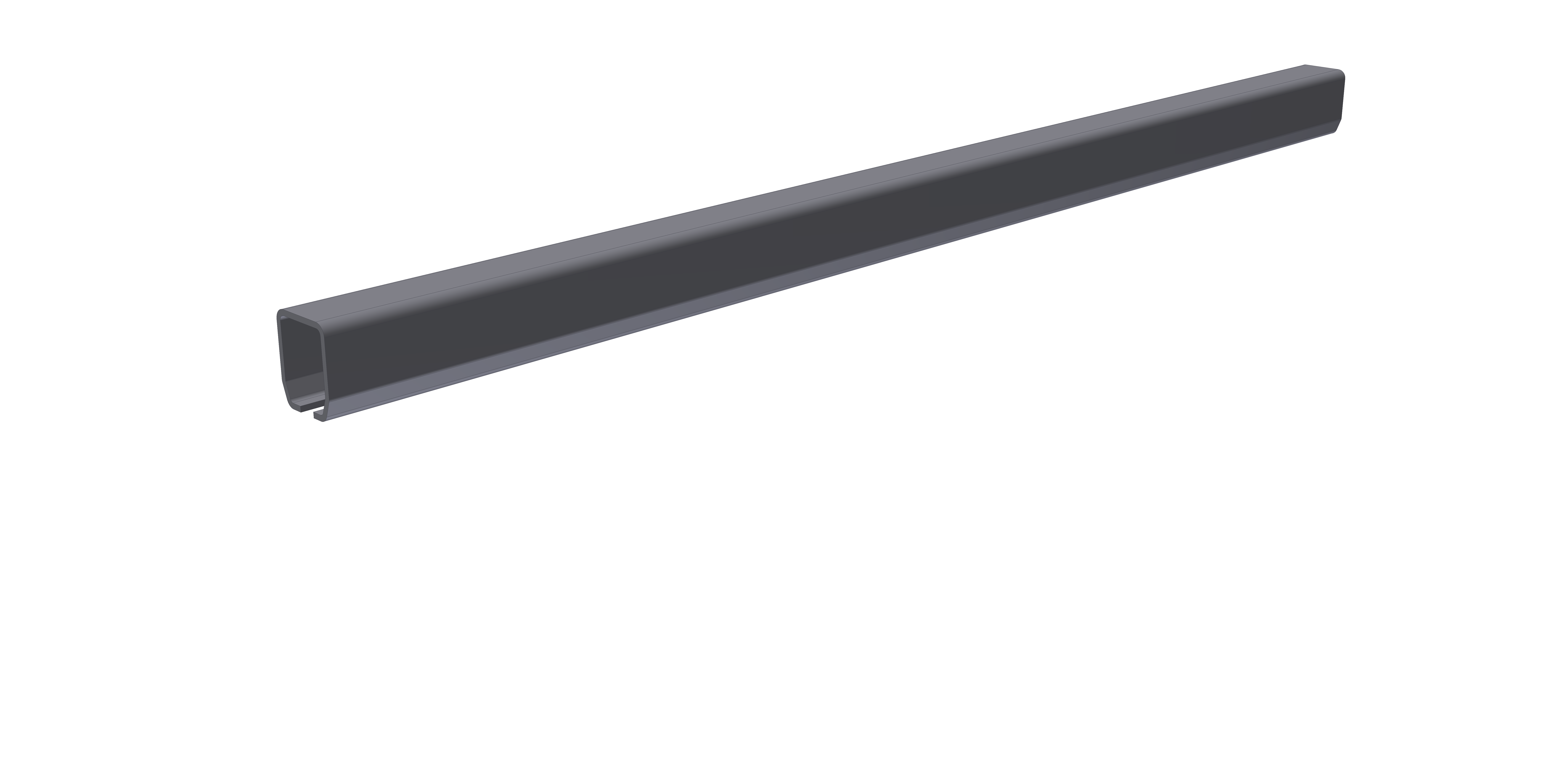 Laufrohr Schiebetor MEA Gr- 5 unverzinkt 90x110 mm 6 m 10337019-60-0005.8