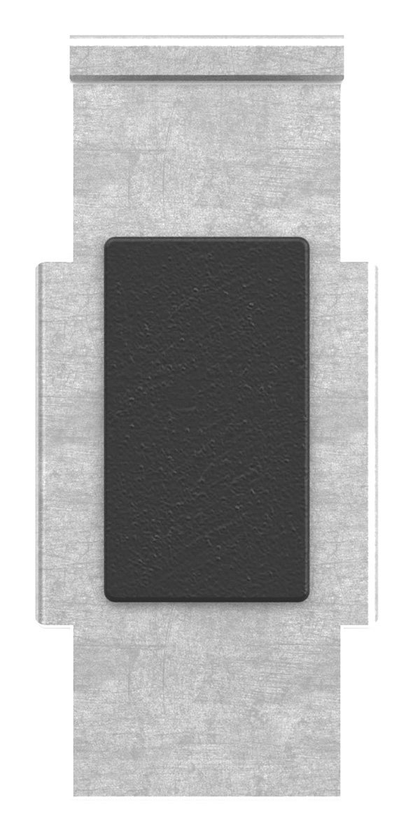 1 Sicherungsboden zu Glasklemme 45x45x26 mm AbZ V2A-10-3013.4ABZ