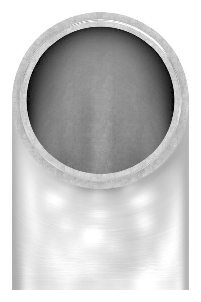 Embout 90° plat, pour tube rond Ø 48.3x2.0 mm V2A