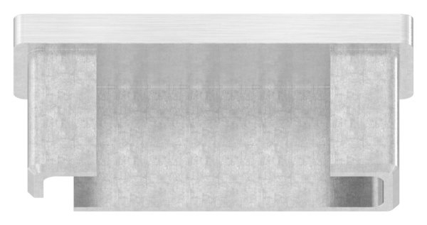 Bouchon enfichable, pour tube 60 x 20 x 2.0mm, V4A