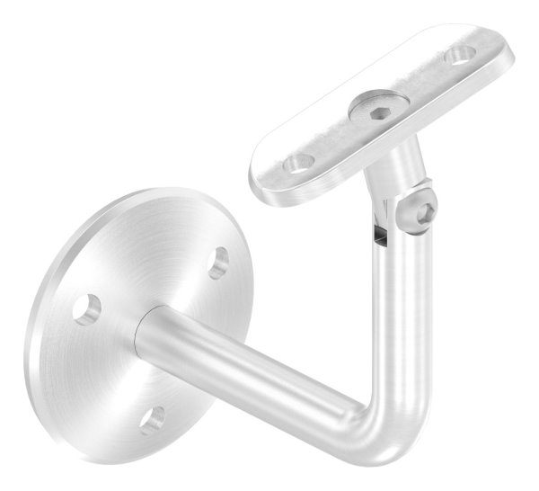 Handlaufhalter mit Gelenk und Halteplatte fuer Ø 42-4 mm V2A-11-2032.4