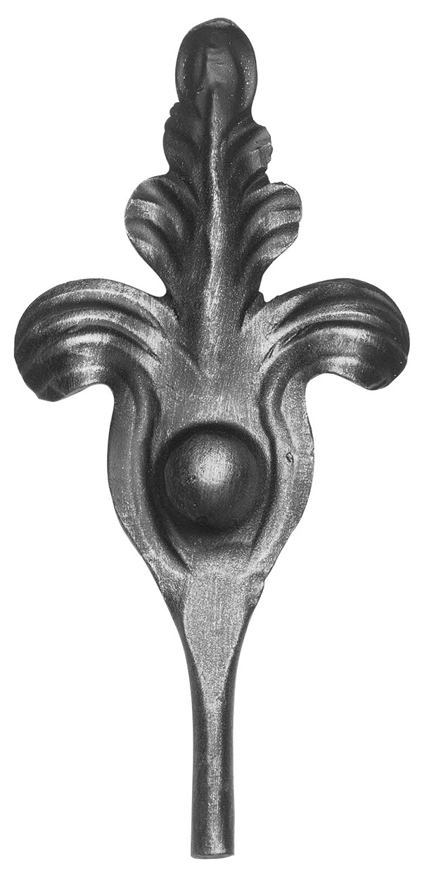 Baroque rural | Dimensions : 110x235 mm | Acier S235JR, brut