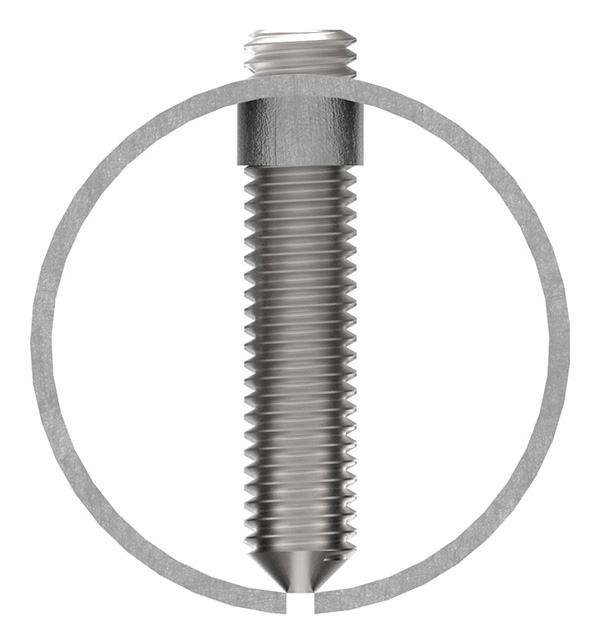 Manchon de raccordement pour tube rond Ø 42.4x2.0 mm V2A