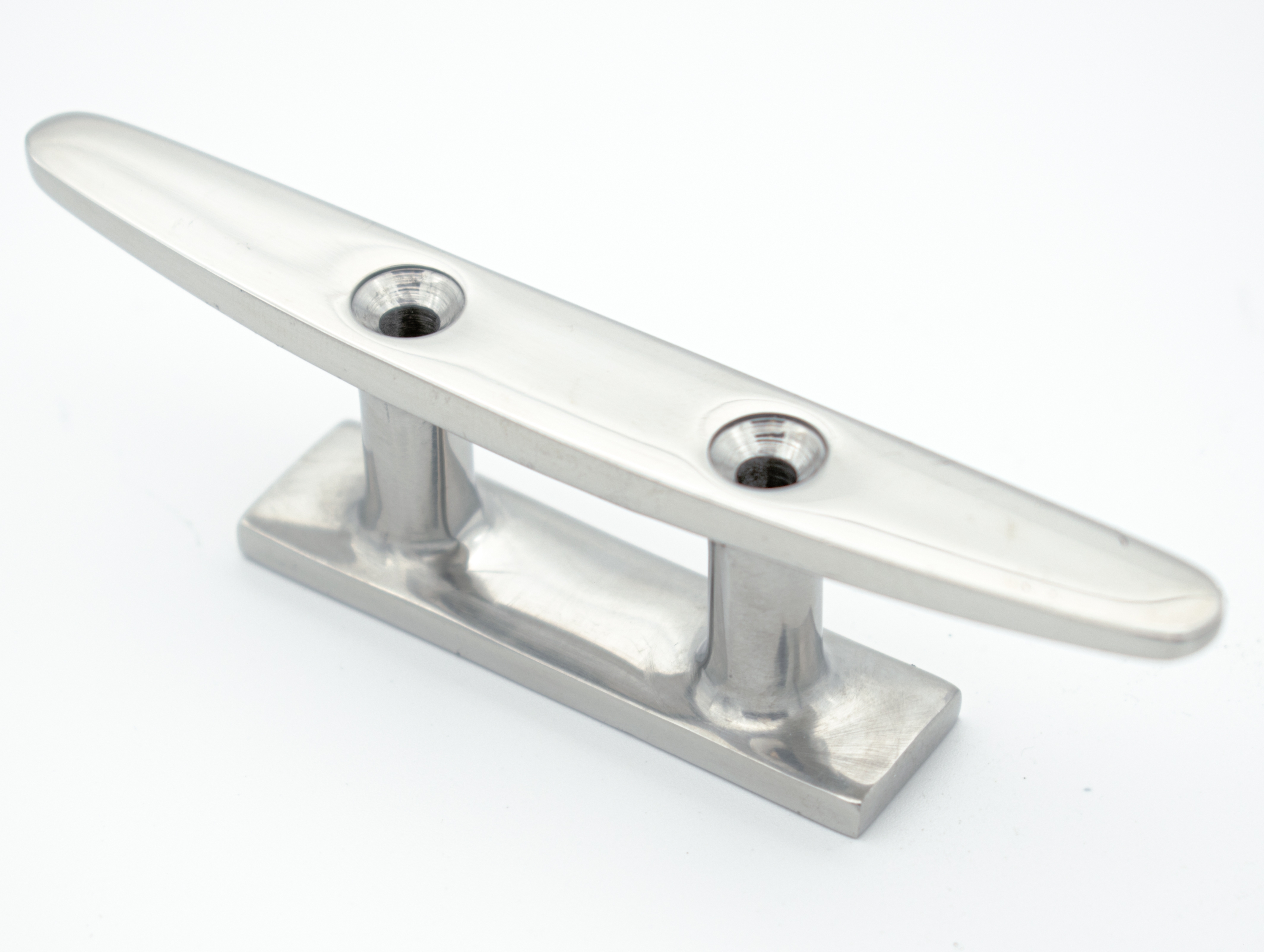 Klampe flach mit 2 Bohrungen V4A 100 mm - VPE- 1-66-64-411.82214100