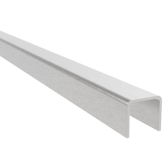 U-Profil 24 mm Edelstahl V2A geschliffen L = 5000 mm Kantenschutz-89-11A69000245000-A.4