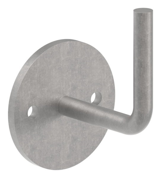 Handlauftraeger Stahl roh Ronde Ø 80 x 6 mm Buegel Ø 12 mm zum Anschweissen-88-1150224.ST