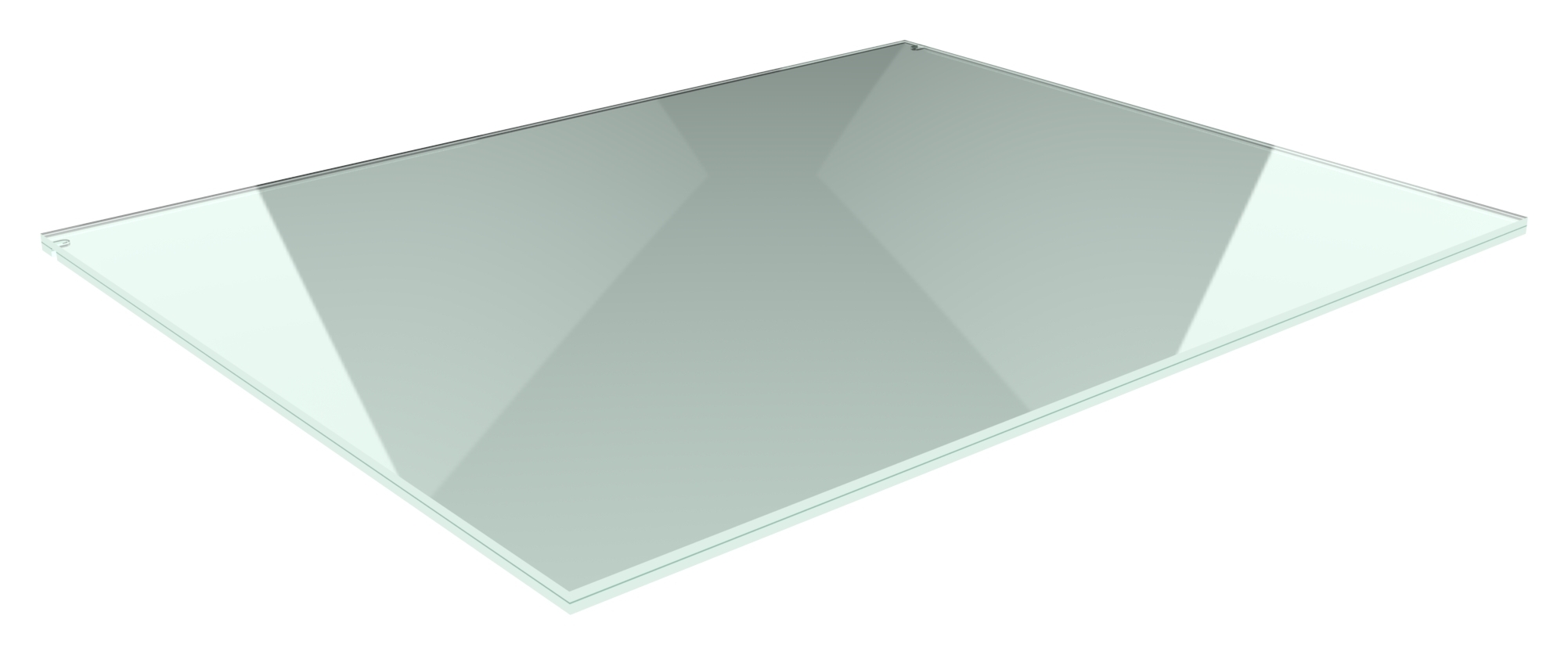 Eleganza Vordachsystem Glas 2000 x 1200 mm VSG aus 2x10 mm TVG mit 1-52 mm PVB-88-11VDE-G21P.2000X1200