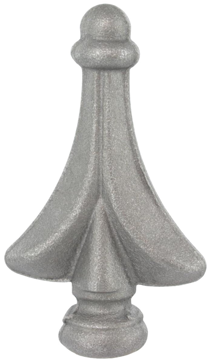 Zaunspitze - Hoehe- 80 mm - Material- Ø 20 mm - Stahl S235JR- roh-30-2571.8