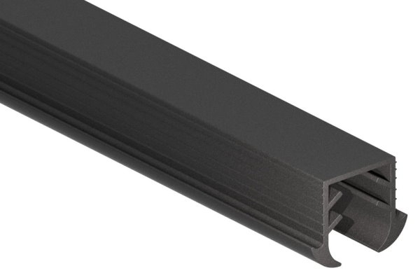 Joint à coin verre 11,52 - 13,52mm, pour rainure 24 x 24mm, longueur 25m, EPDM