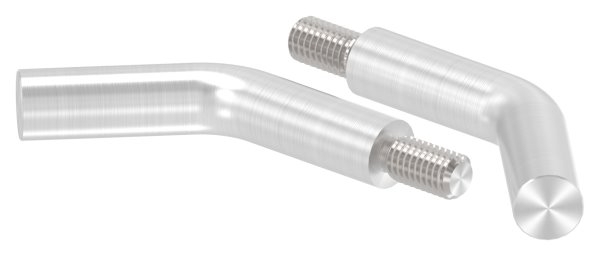 Edelstahl Traegerstift 135° gebogen Ø 12 x 60 mm - M8x15 - zum Anschweissen -V2A-11-2159.4