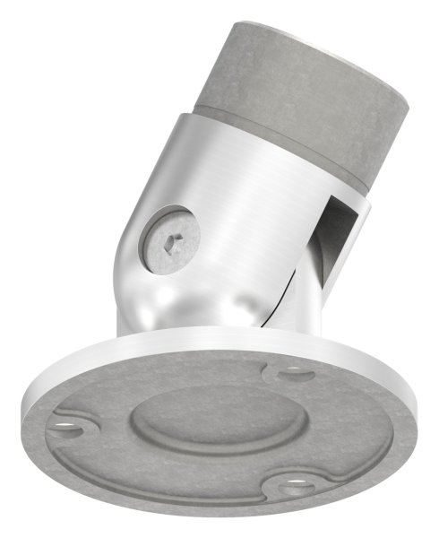 Support mural flexible, pour tube rond Ø 48,3x2,0 mm V2A