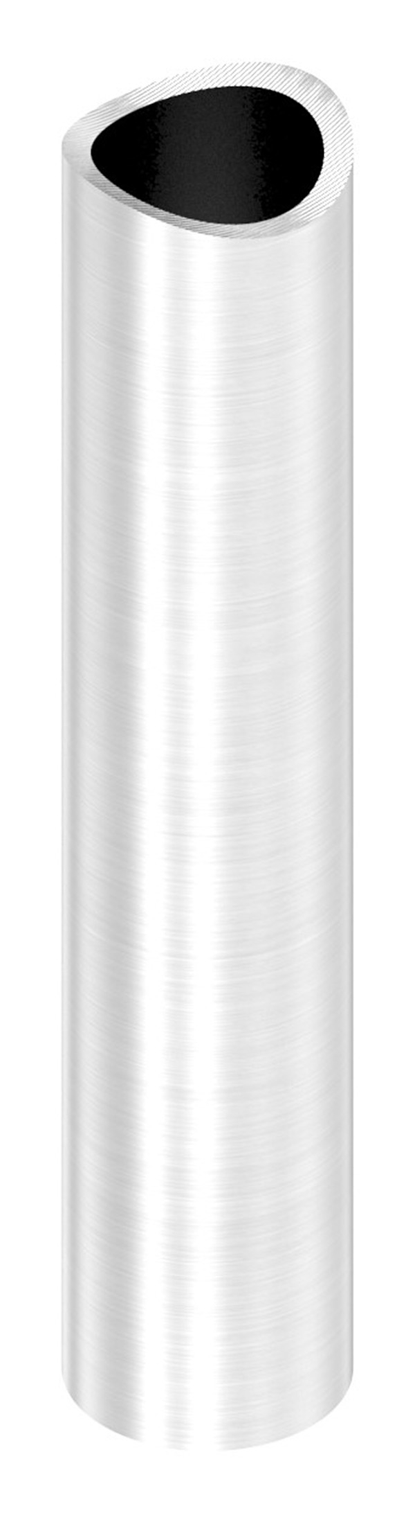 Distanzhuelse Edelstahl V2A L = 100 mm fuer Rohr Ø 42-4 mm einseitig ausgefraest-88-1150132.DH100