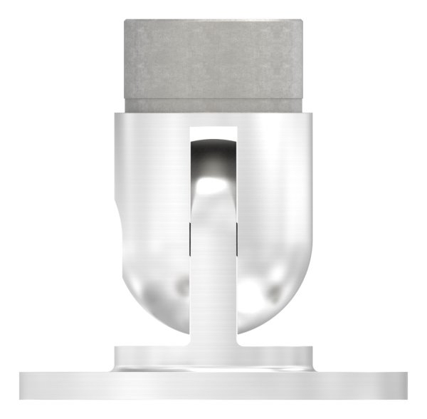 Support mural flexible, pour tube rond Ø 42.4x2.0 mm V4A