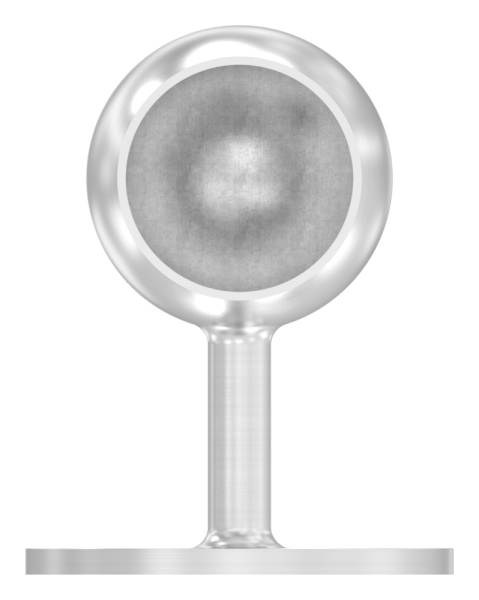 Support d'extrémité de tube, pour tube 42,4mm, V2A