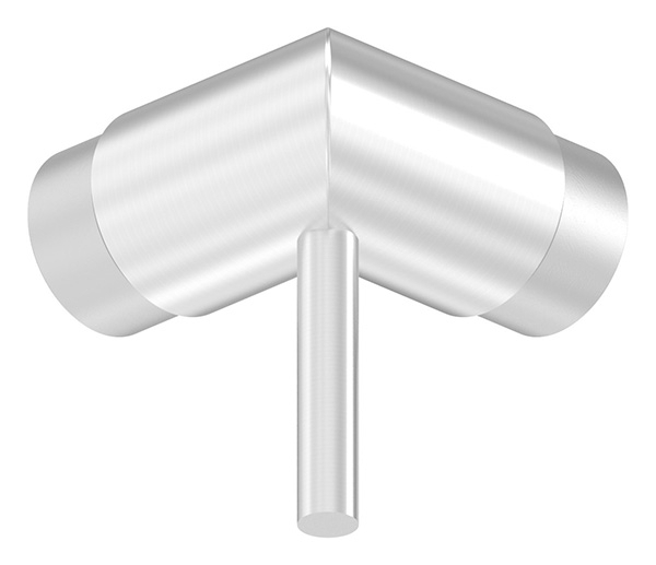 Steckecke mit Stift fuer Rundrohr Ø 42-4 x 2-0 mm V2A-11-2070.4-ECKE