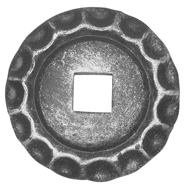 Rosace / Garniture | Ø 75x5 mm | Acier (brut) S235JR
