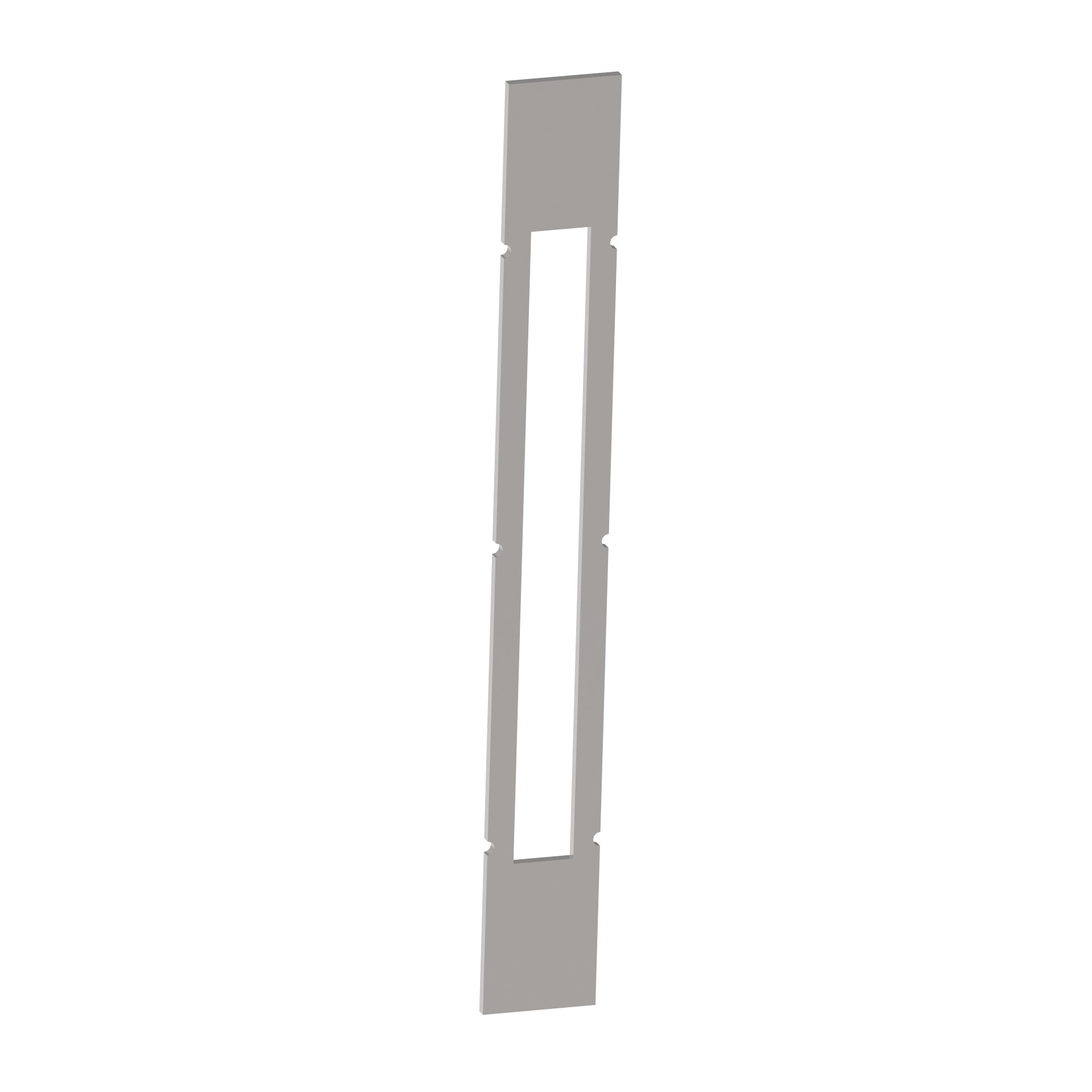 Schlosskastenstulp Stahl 265 mm x 42 mm Rohzustand-89-11B13442A-A.4