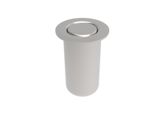 Bodenriegelfang Edelstahl A2 mit Feder staubdicht - Schliff-89-11GS304ZP815SB-A.4