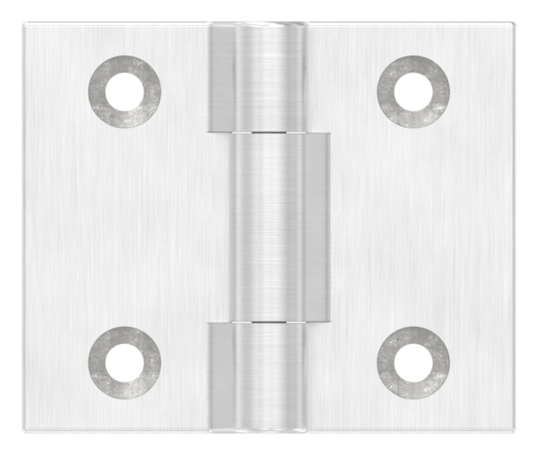 Charnière à visser pour profilés plats, V4A