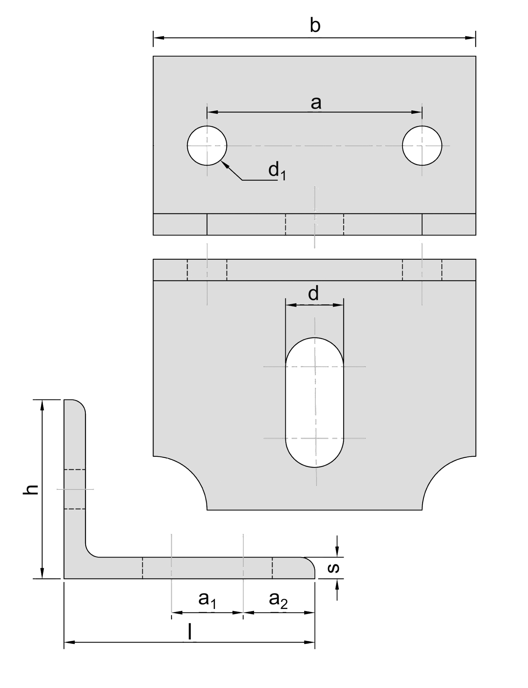 Wandkonsole einfach Schiebetor MEA Gr- 0 verzinkt 10335315-60-0028.7