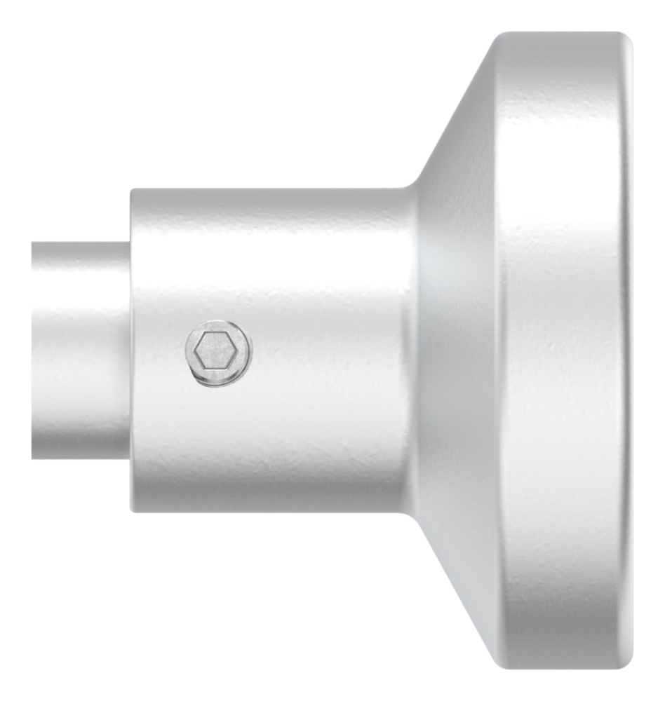 Alu-Tuerknopf gerade Ø 60 mm-12-3021.6