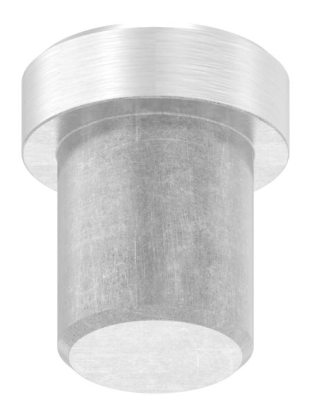 Bouchon plat V2A en matériau solide pour Ø 12,0x1,5 mm