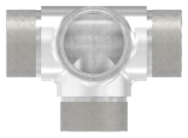 Traverse avec différentes sorties, pour tube Ø 42.4x2.0 mm V2A