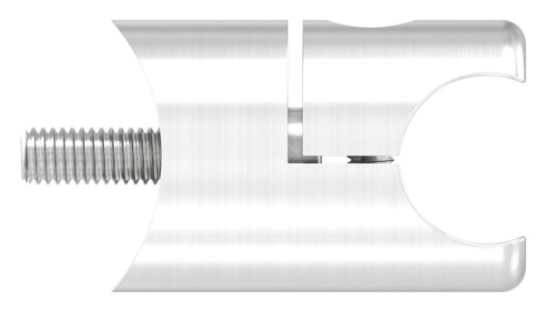 Support de tôle pour le serrage d'un profilé de 18mm de connexion : 42.4mm