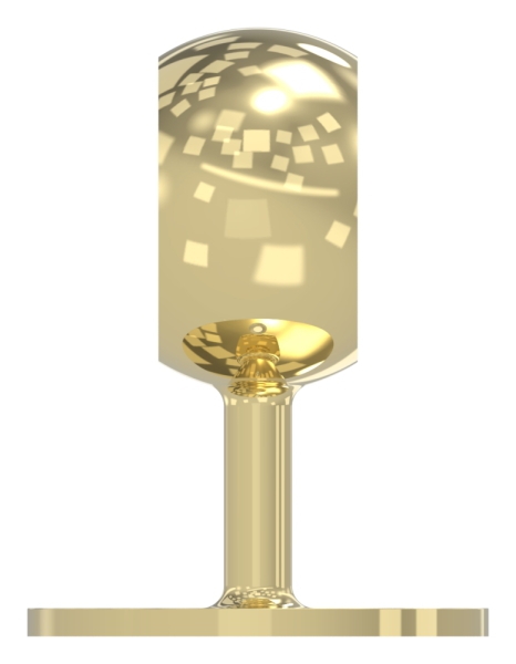 Porte-tube, pour tube 48,3mm, optique laiton