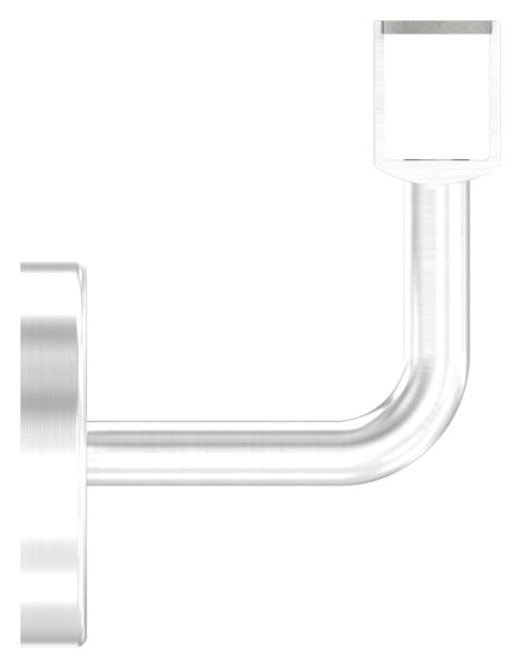 Handlaufhalter V2A fuer Nut 24x24 mm verschweisst fuer LED-Rohr-88-11LED-NU-HH.240