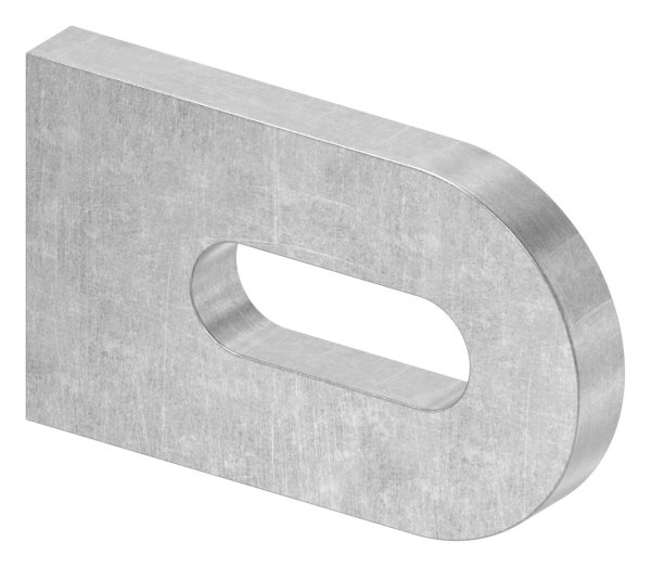Anschweisslasche Stahl 50 x 30 x 6 mm Langloch 25 x 9 mm-30-3557.8