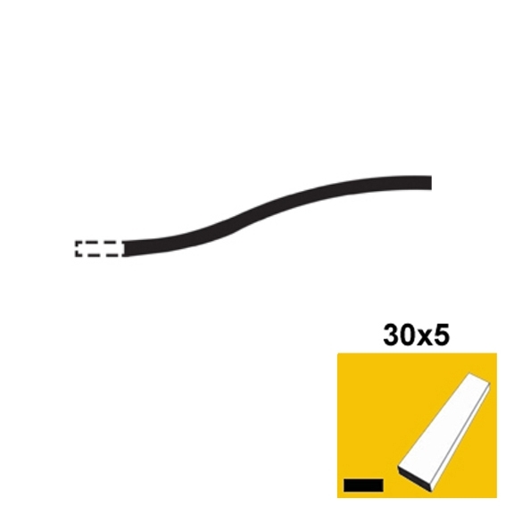 Spitzbogen Stahl roh 30 x 5 mm L=2200 mm p250-89-11LOP44030X5-A.4