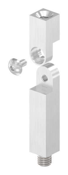 Goupille d'articulation | dimensions : 68x12x12 mm | avec filetage extérieur et intérieur | V2A