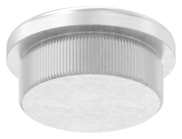 Bouchon légèrement bombé V2A matériau plein pour Ø 25,0x2,0 mm