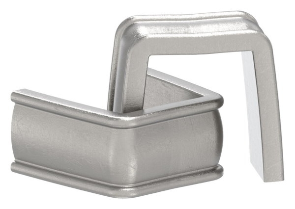 Bund - 100 Stueck - Material- 16x4 mm - Innenmass- 20x26 mm - Stahl -Roh- S235JR-30-6704-100.8