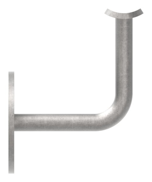 Handlaufhalter - mit Ronde 70x4 mm - mit Halteplatte f - Stahl S235JR- roh-30-1419.8